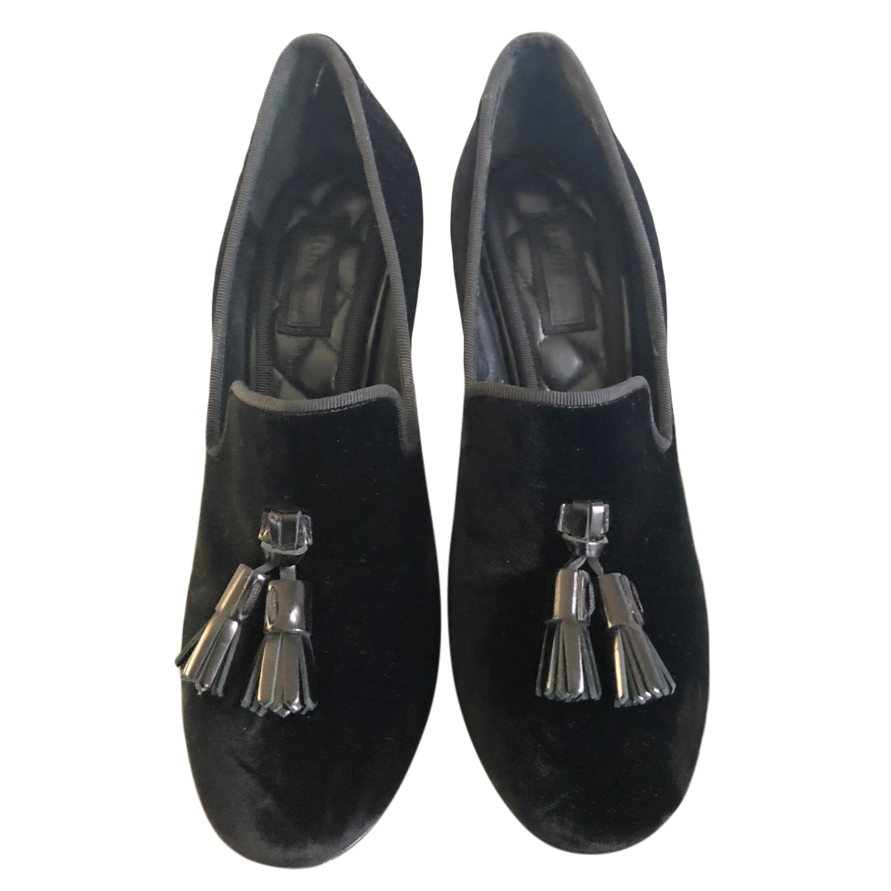 celine tassel loafers