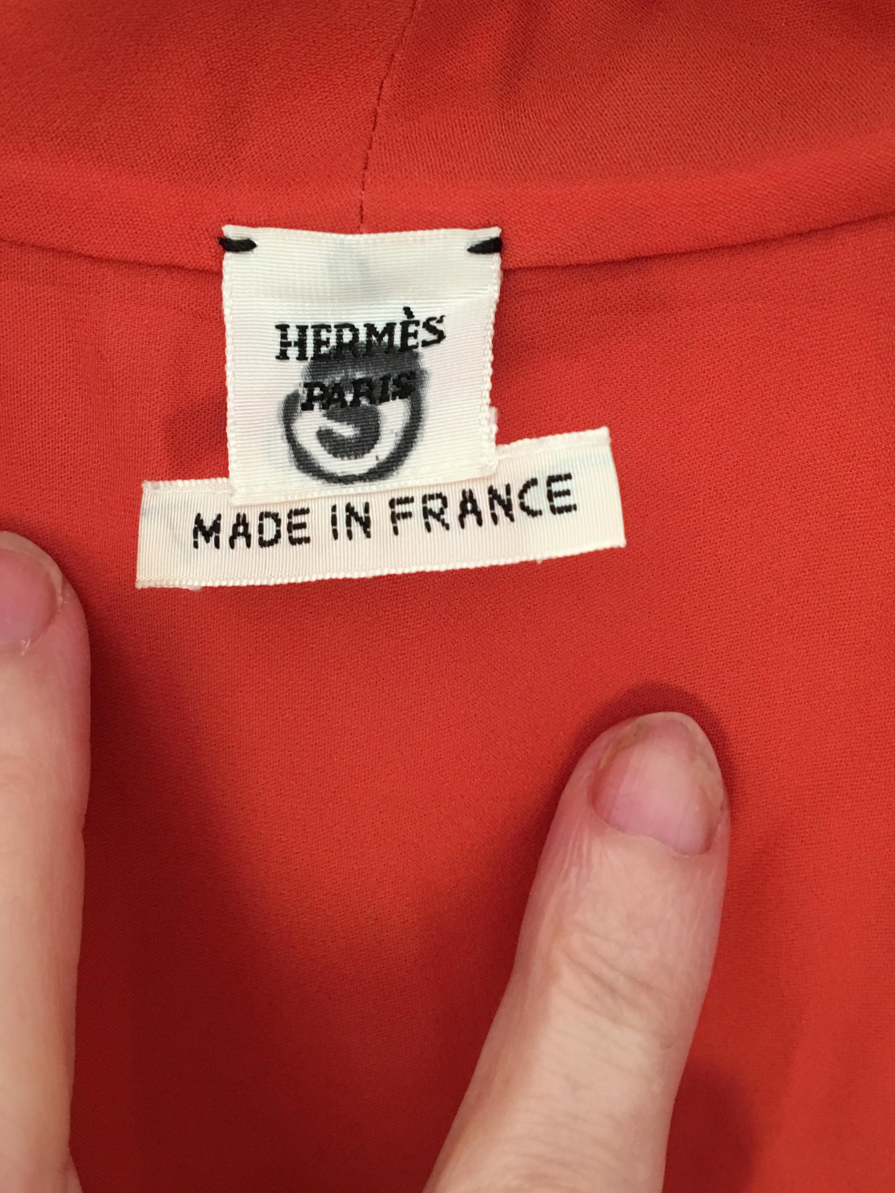 hermes burnt orange