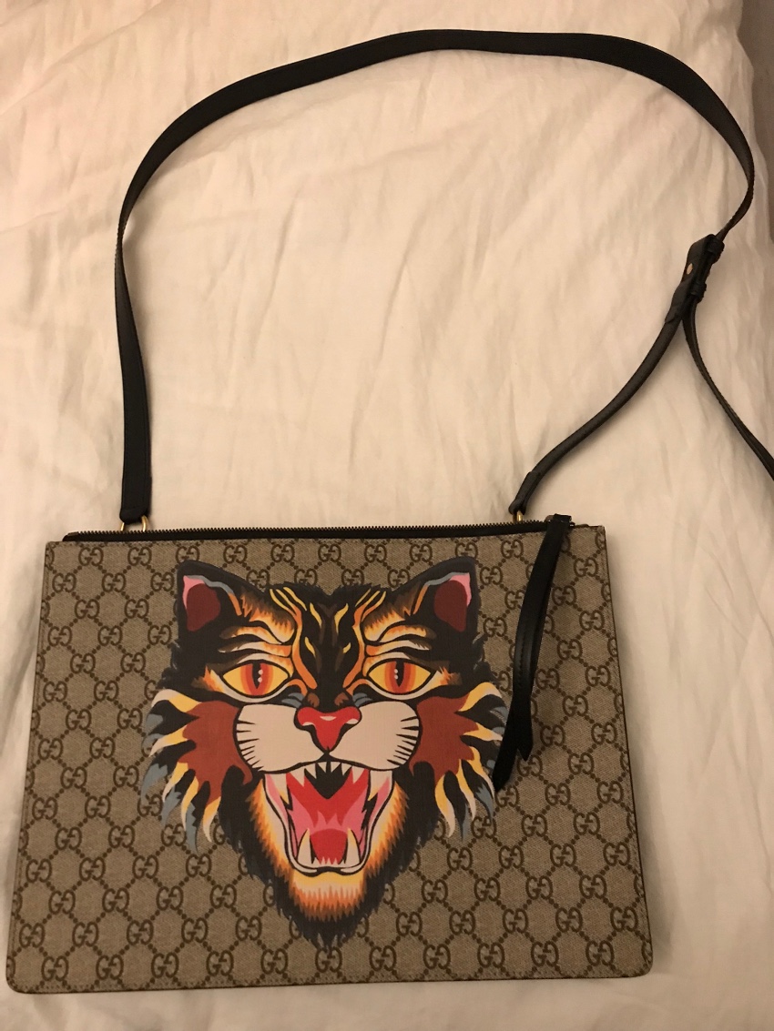 gucci angry cat bag