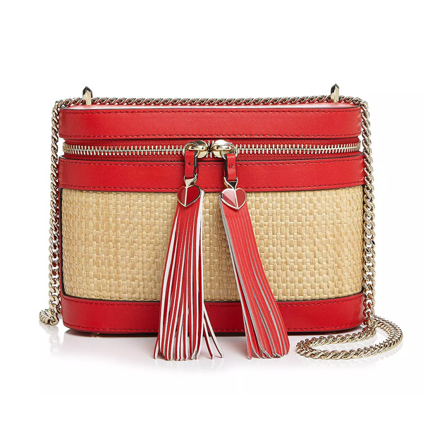 kate spade red shoulder bag