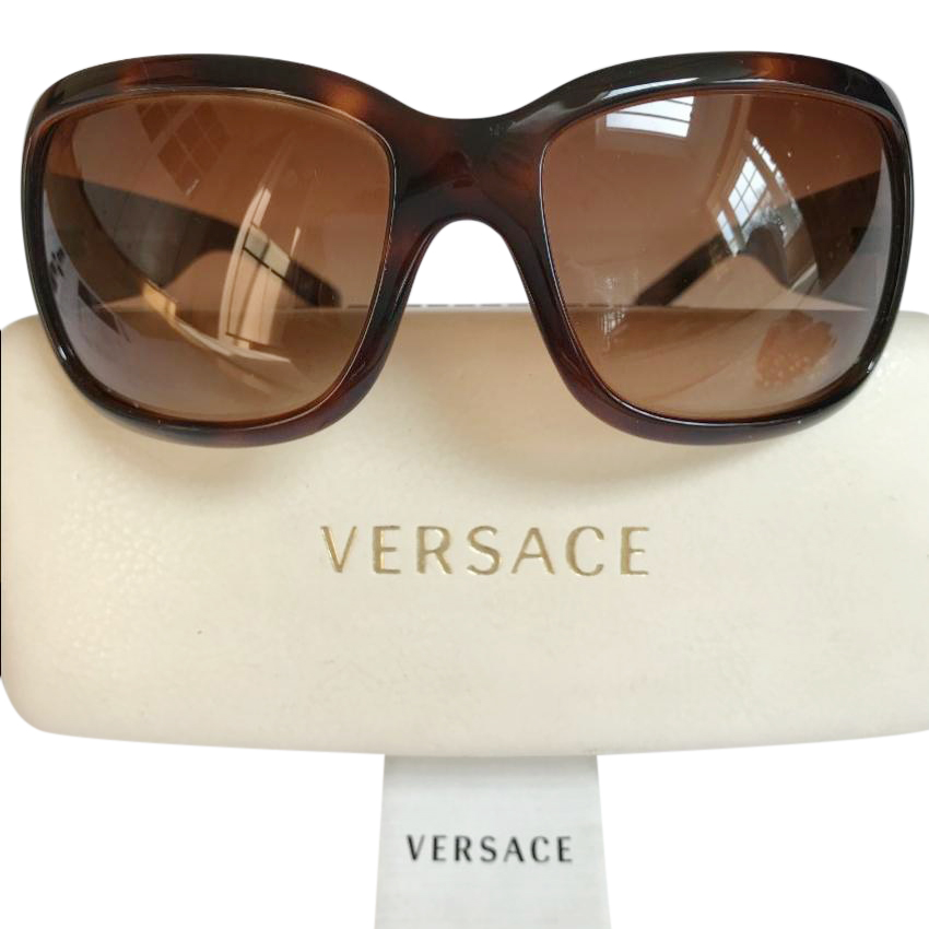 versace tortoise shell sunglasses