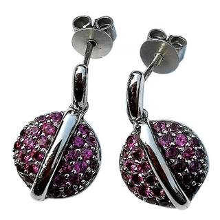 Fiorelli Rhodalite Garnet Earrings