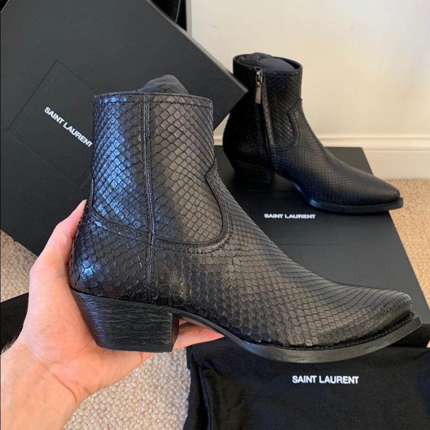 saint laurent lukas python