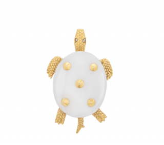 Cartier Gold Turtle Pin Brooch
