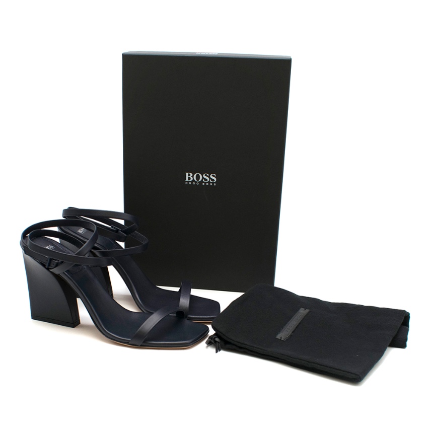 hugo boss leather sandals