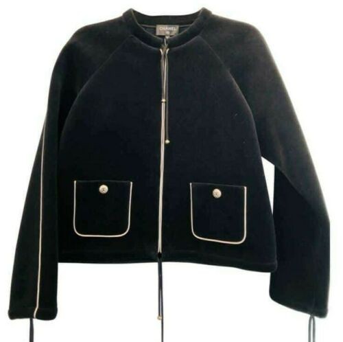 black velvet zip up jacket