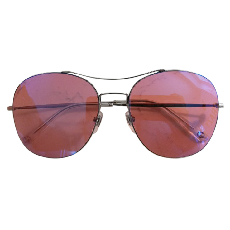 gucci pink lens sunglasses