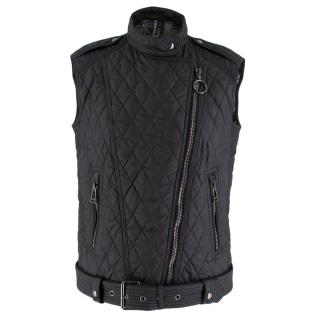 Belstaff Barclay Diamond Black Quilted Gilet