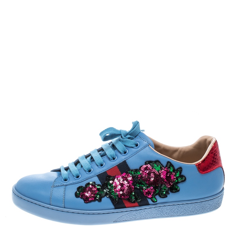 gucci sneakers floral