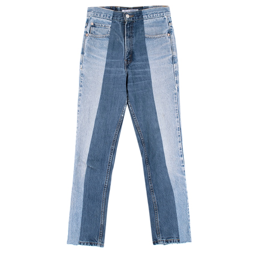 Elv Denim Two Tone Twin Denim Blue Jeans | HEWI
