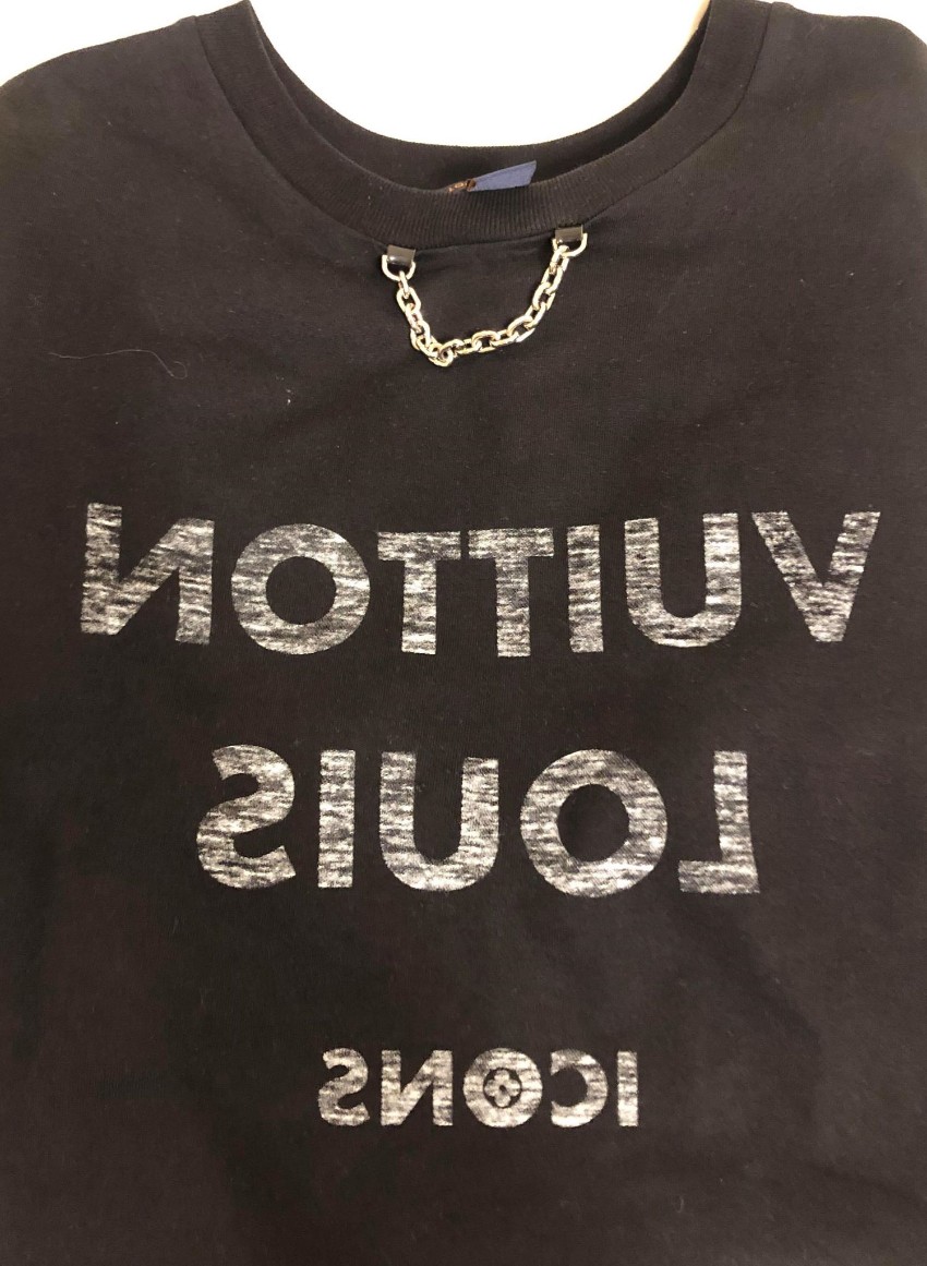 Louis Vuitton NBA Front And Black Print T-Shirt - LSVTS01 - We