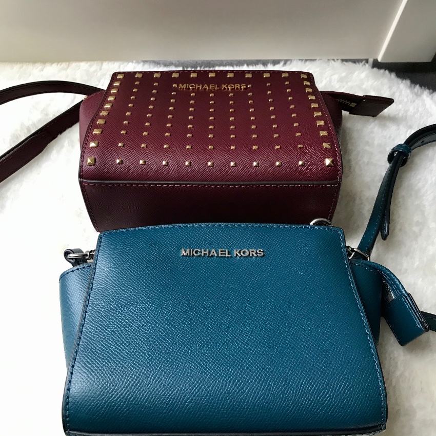 teal michael kors bag