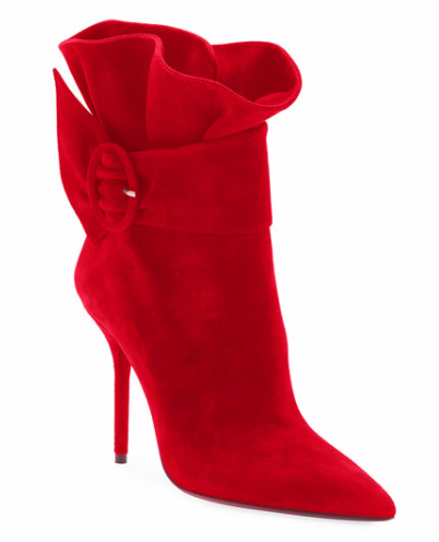 aquazzura red boots