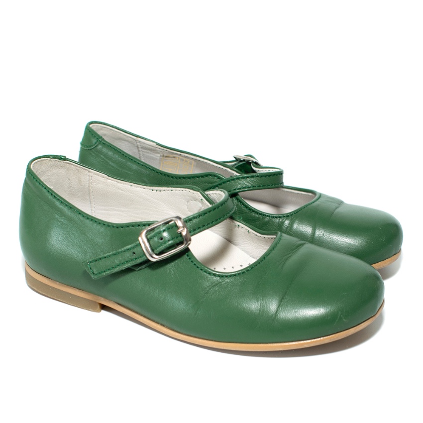 green mary jane shoes