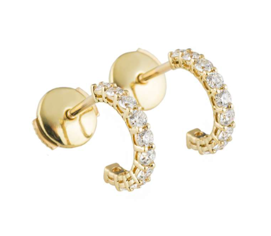 tiffany and co gold hoop earrings