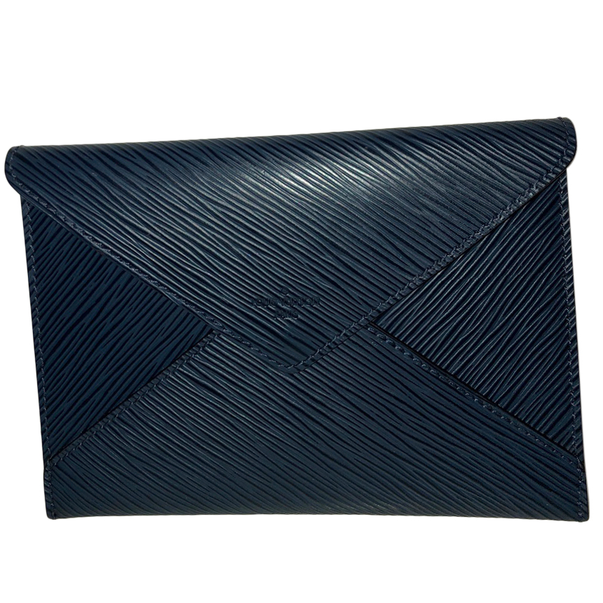 Louis Vuitton Navy Epi Leather Vip Envelope Clutch | HEWI