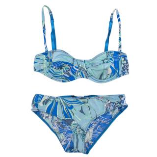 Dolce & Gabbana Blue Printed Underwear Set