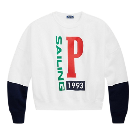 polo white sweatshirt