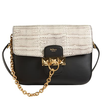 mulberry snakeskin bag