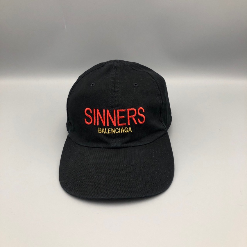 Balenciaga Black Sinners Cap | HEWI