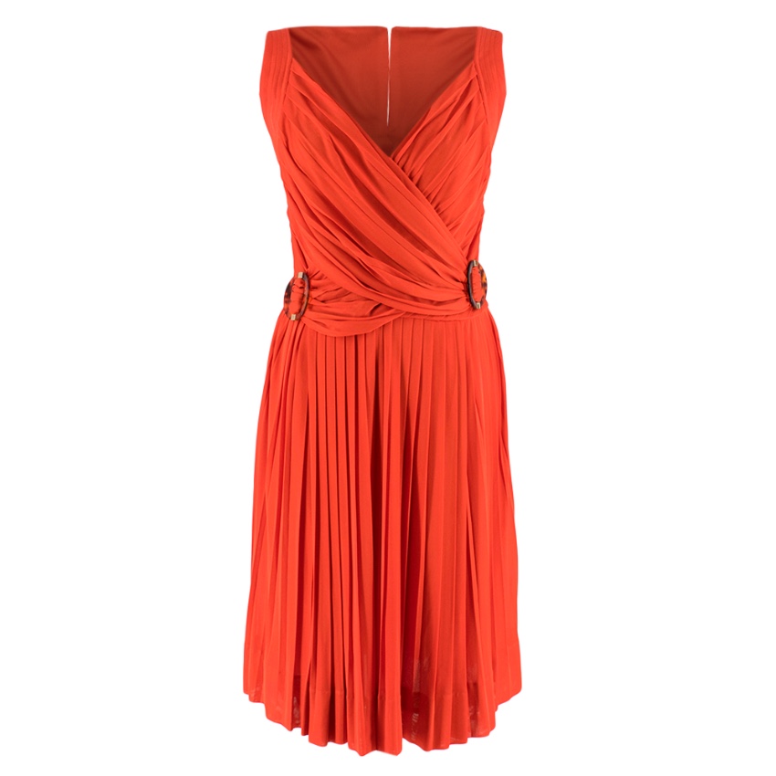 orange gucci dress