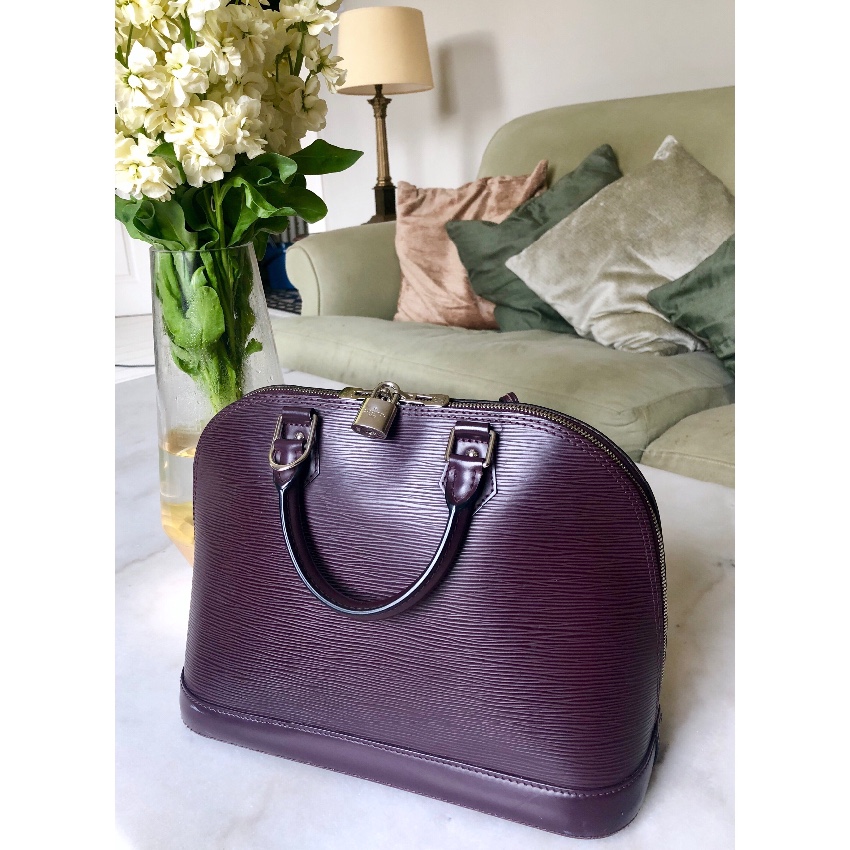 Louis Vuitton Purple Epi Leather Alma Pm | HEWI