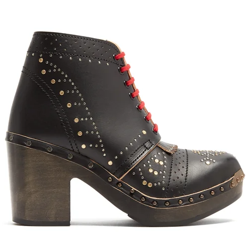 burberry studded boots