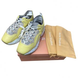 Acne Studios Lemon Yellow Oversize Sneakers