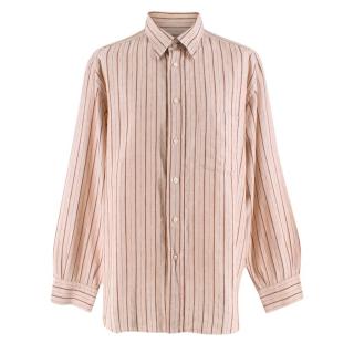 Brioni Striped Button-Up Shirt