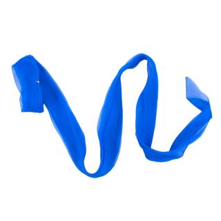 Christian Dior Blue Silk Ribbon Wrap Choker