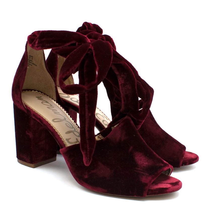 sam edelman burgundy heels