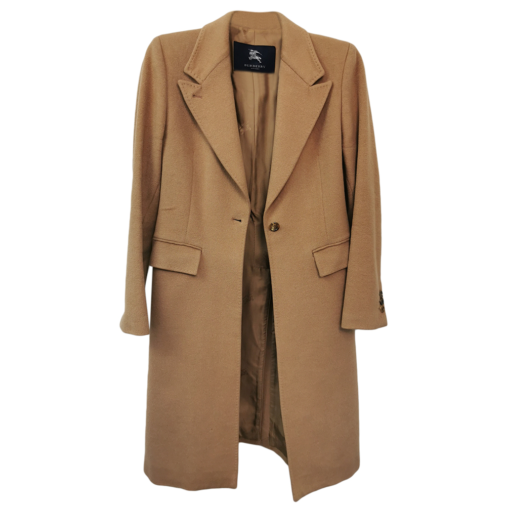 camel hair coat burberry