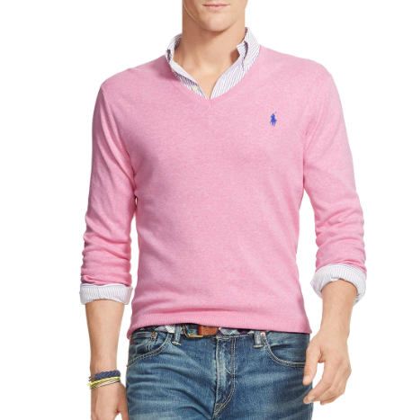 polo v neck jumper