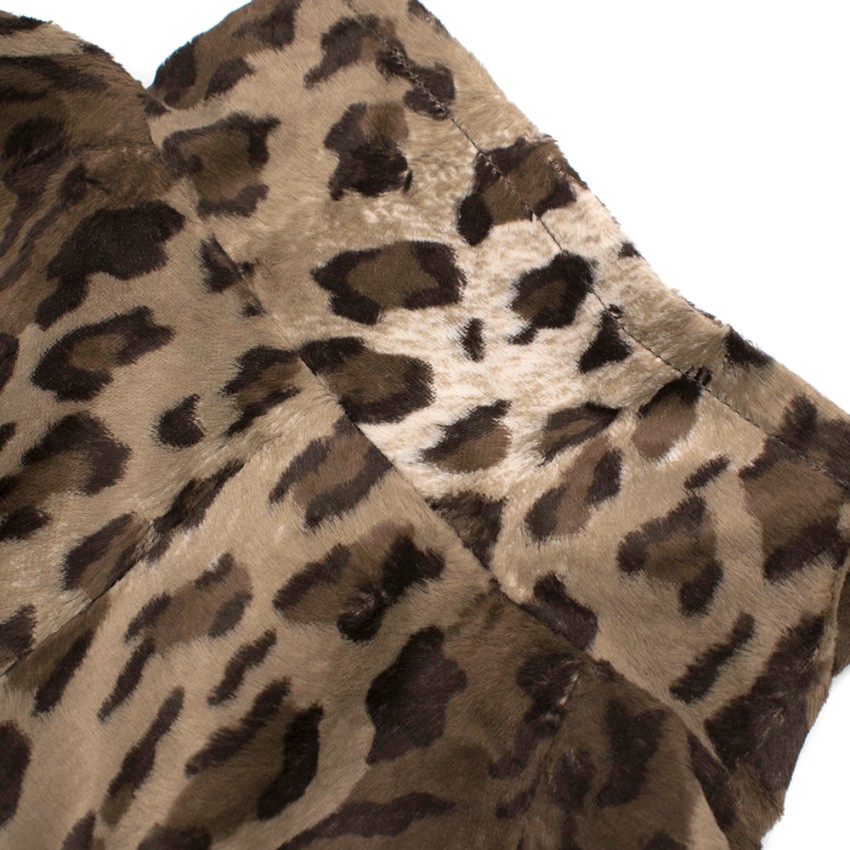 Gerard Darel Leopard Print Faux Fur Jacket | HEWI