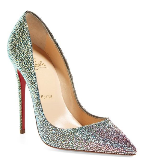 Christian Louboutin Ombre Crystal Follies 120 Pumps | HEWI