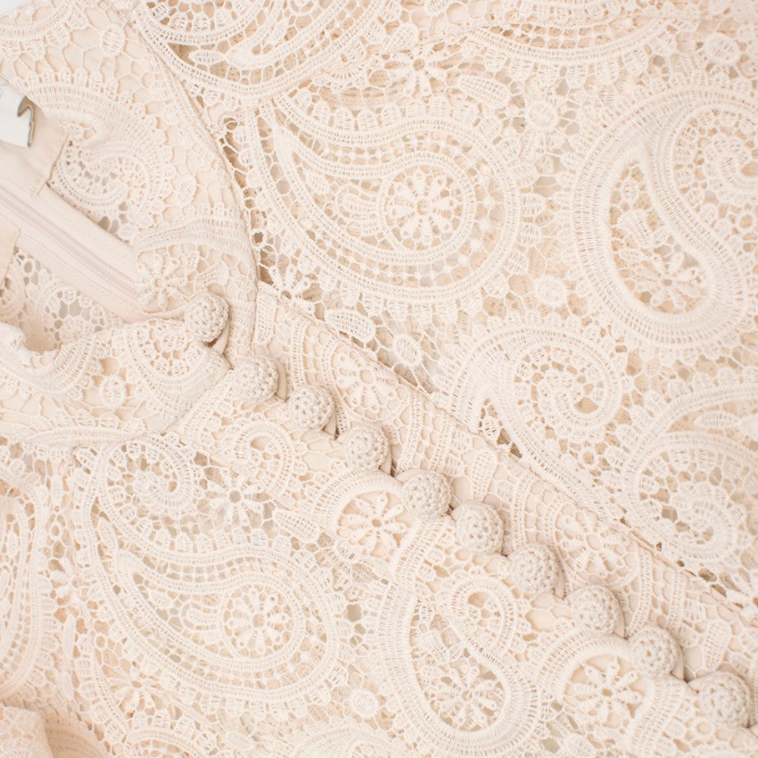 Zimmerman Ivory Paisley Lace Maxi Dress | HEWI