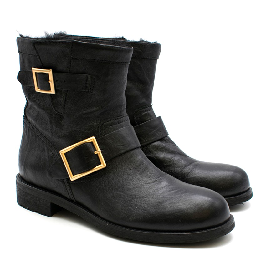 jimmy choo youth boots