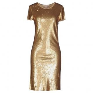 Michael Michael Kors Gold Sequin Dress
