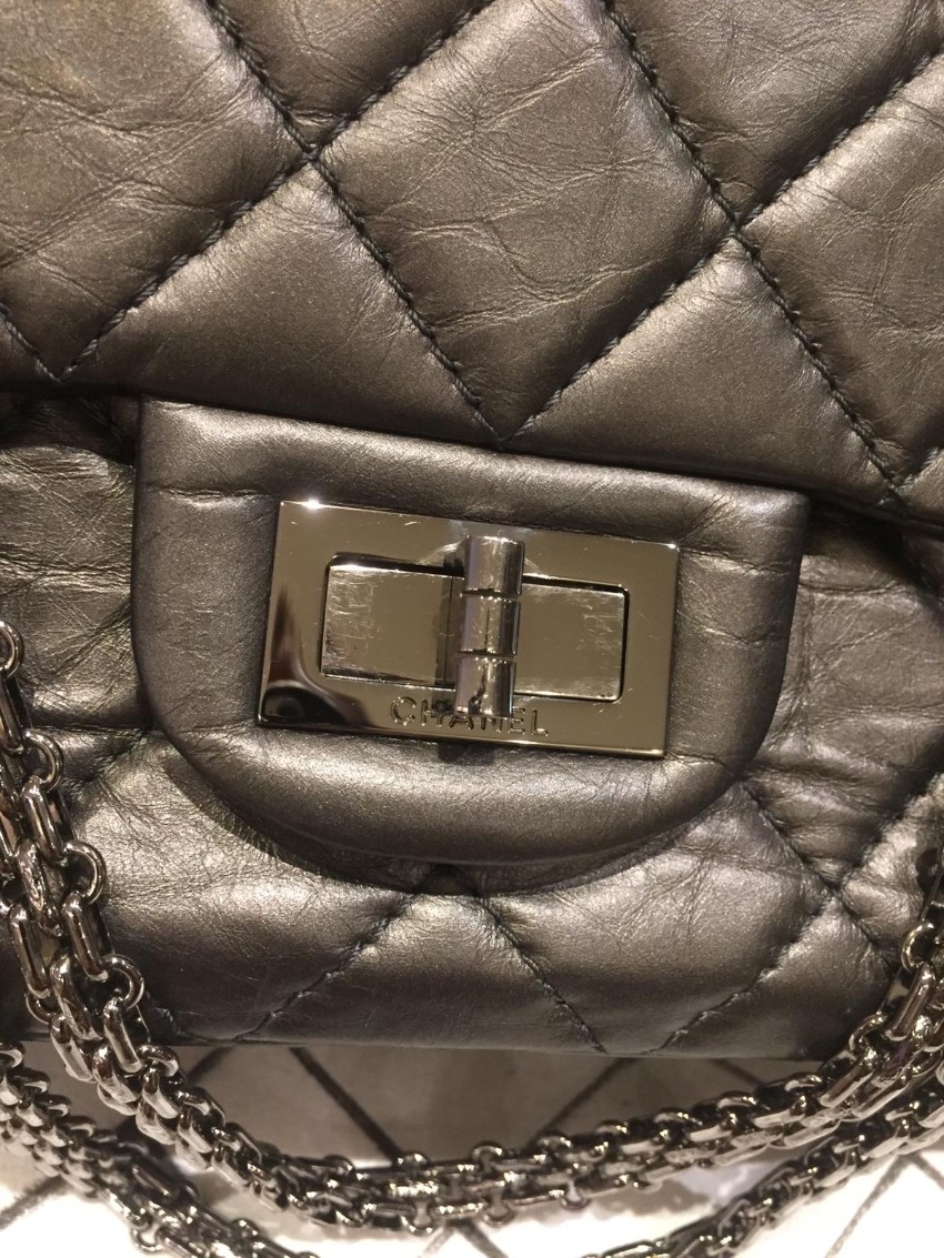 chanel reissue silver hardware