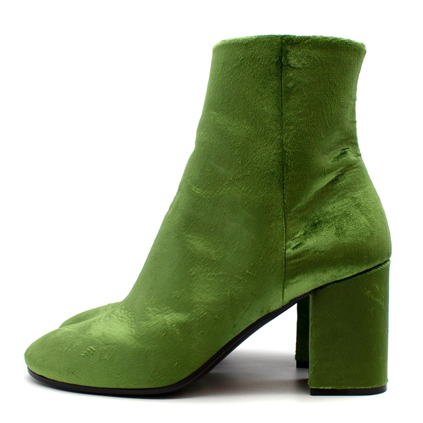Balenciaga Ville Emerald Green Boots | HEWI