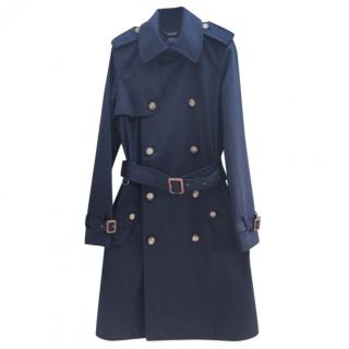 Polo Ralph Lauren Navy Double Breasted Trench Coat