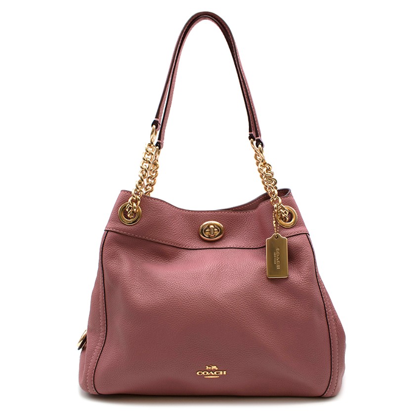 coach turnlock edie shoulder bag