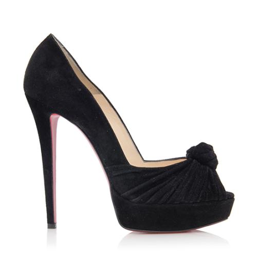 black open toe louboutins