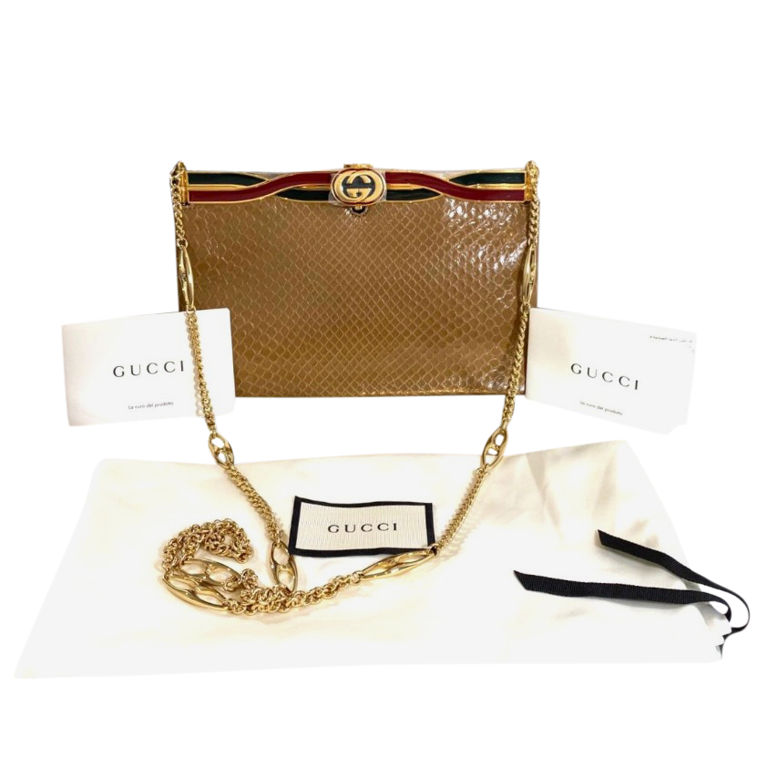 gucci purse with gold chain