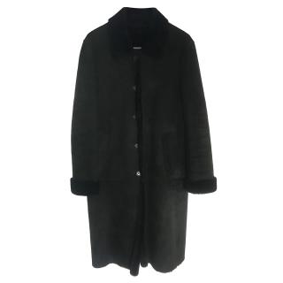 Burberry Black Sheep Shearling Coat