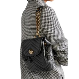 gg marmont quilted leather backpack price