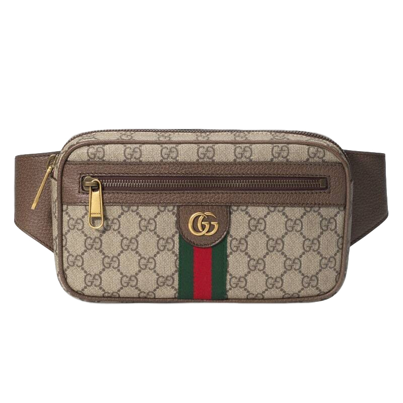 Gucci Ophidia GG Monogram Leather Belt Bag