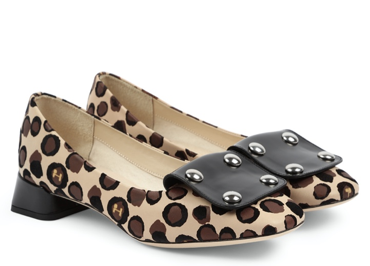 animal print ballet pumps