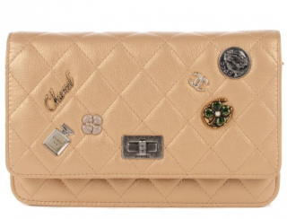 Chanel Gold Lucky Charms Reissue Wallet On Chain