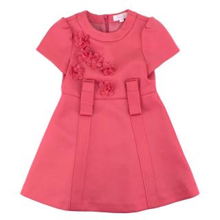Nicholas & Bears Pink Floral Applique A-Line Dress